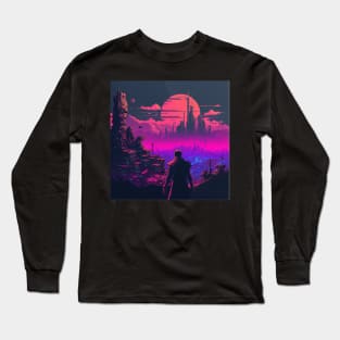 Lonley traveler Long Sleeve T-Shirt